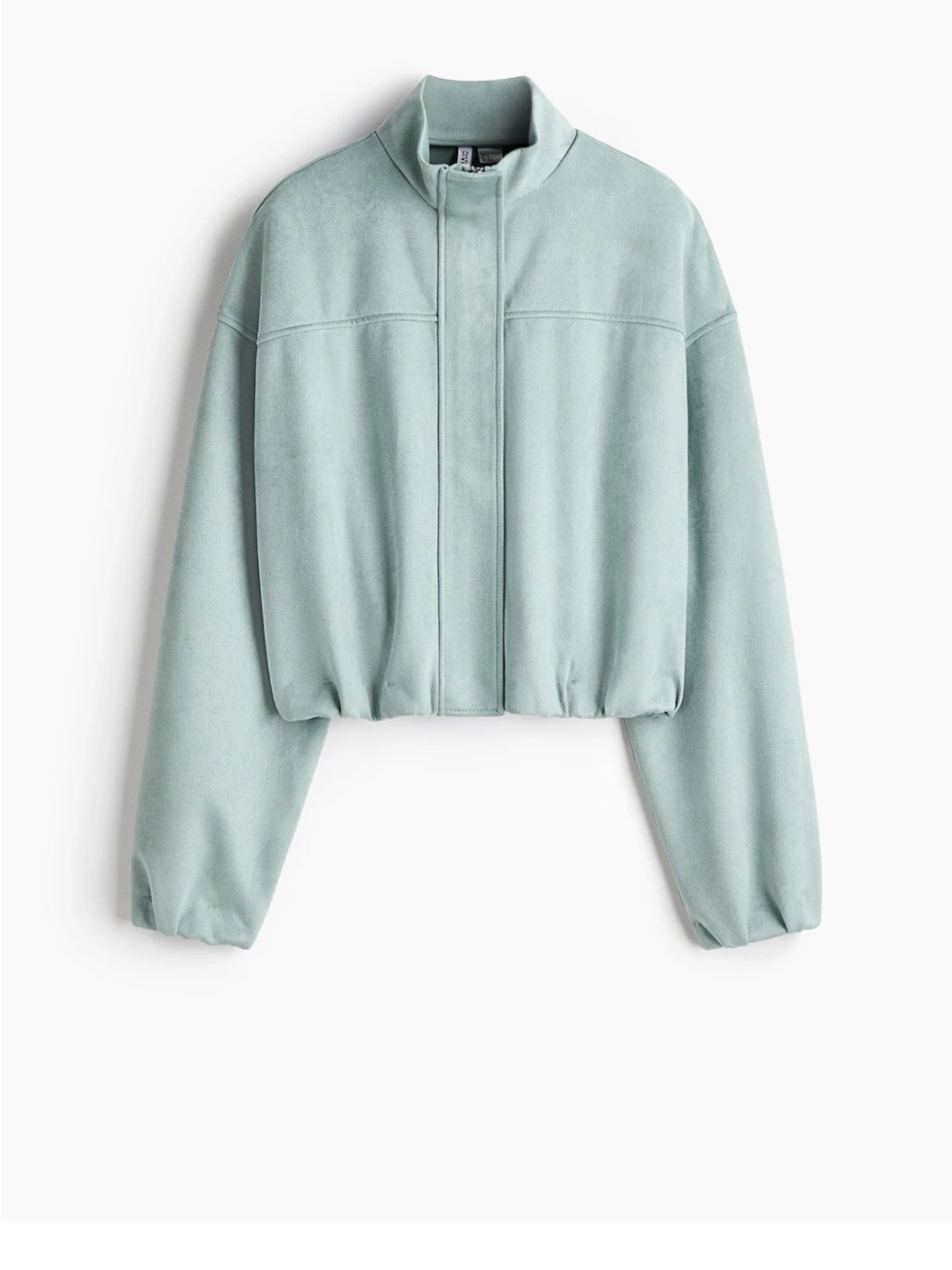 NWT H&M Suede Bomber Jacket - Women - Picture 4 of 12